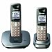 Panasonic Dect 6.0 Expandable Digital Cordless Phone with 2 Handsets (KX-TG6412M)