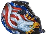 Solar Auto Darkening Welding Helmet US Flag Eagle