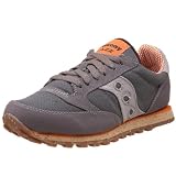Saucony Originals Women's Jazz Low Pro Vegan Sneaker,Charcoal/Orange,7 M US