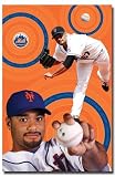 New York Mets Johan Santana Mlb 22 5X34 Poster 4505