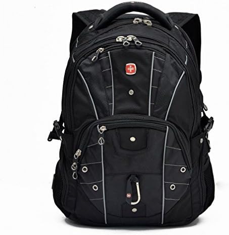 Swiss Travel Gear Travel Backpack Knapsack,rucksack Student School 15.5 Inch Laptop Macbook Computer notebook tablet for man woman business and casual travelling,camping,Hiking SA9830