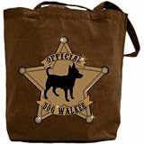 Canvas Tote Bag Brown  Official Chihuahuas Walker  Dog