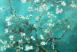 Almond Blossom Poster Print by Vincent van Gogh, 36x24 Floral & Botanical Poster Print by Vincent van Gogh, 36x24