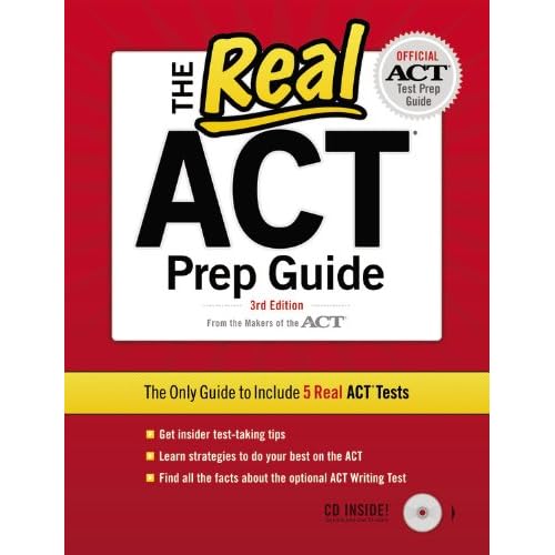 The Real ACT (CD) 3rd Edition (Real ACT Prep Guide (W/CD))