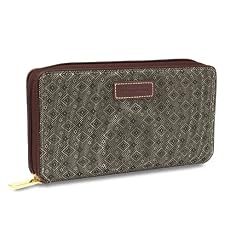 Hartmann Wings Diamond Zip Wallet