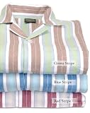 Tie-Cord Woven Striped Pyjamas