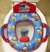 Ginsey Mickey Mouse Deluxe Potty Seat - Padded, Soft, and Durable - For Regular and Elongated Toilets - Musical Grip Handles and Themed Backsplash