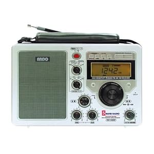 【クリックで詳細表示】アンドー ファイブバンドラジオ AM/FM/SWando ER4-330SP： 家電・カメラ