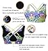 Vilania Women Sports Bra Printed Padded Yoga Bra Wireless For Workout Fitness