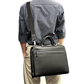Asus Eee PC1008HA Netbook Carrying City Executive Black Convertible Briefcase Bag