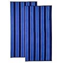 Beach Basics Stripe Towel 2-pk. - Blue