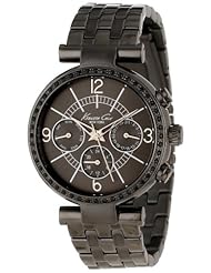Kenneth Cole New York Womens KC4903 Dress Sport Triple Gun Chronograph Bracelet Watch