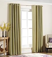 Textured Wicker Chenille Eyelet Curtains