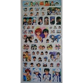 Anime Prince of Tennis Characters Sticker Sheet #2