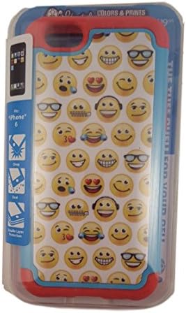 Turtle Box Apple Iphone 6 Case Stylish Rugged Protection For Your Iphone 6. - With A 2 Pc Design Soft Silicone Inner Shell With A Hard Outer Shell Imoji Blue and Orange