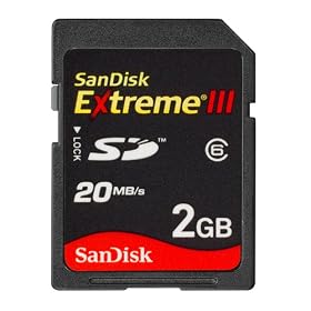 SanDisk Carte Secure Digital (SD) Extreme III 133x - Carte M�moire Flash - 2 Go