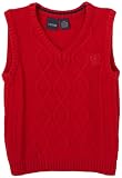Izod Kids Boys Cable Front Solid Sweater Vest Izod Kids Boys Cable Front Solid Sweater Vest