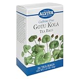 Alvita Tea Bags, Caffeine Free, Gotu Kola, 24 tea bags (Pack of 4)