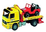 Review Bruder  / Bruder 02662 MB Actros Breakdown Truck with Cross Country Vehicle