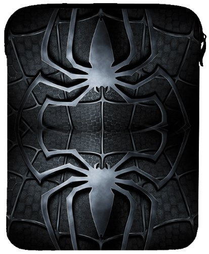  8 - 10 inch Darkside of Spider Netbook Laptop Sleeve Slip Case Pouch Bag for Apple iPad 1 iPad 2 / most of Acer ASUS Dell HP Sony Toshiba