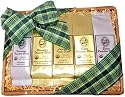 St. Patrick's Day, All Occasion, Birthday, Kona Hawaiian Coffee Sampler Gift Basket, Ground Coffee, Brews 60 Cups