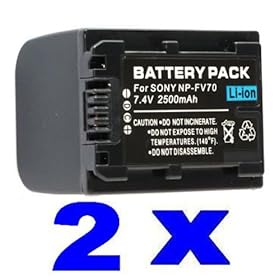 Replacement Rechargeable Battery Pack for Sony Handycam HDR-SR5 HDR-SR5C HDR-SR5E HDR-SR7 HDR-SR7E HDR-SR8 HDR-SR8E