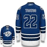 TOOTOO #22 Nashville Predators RBK Premier Third NHL