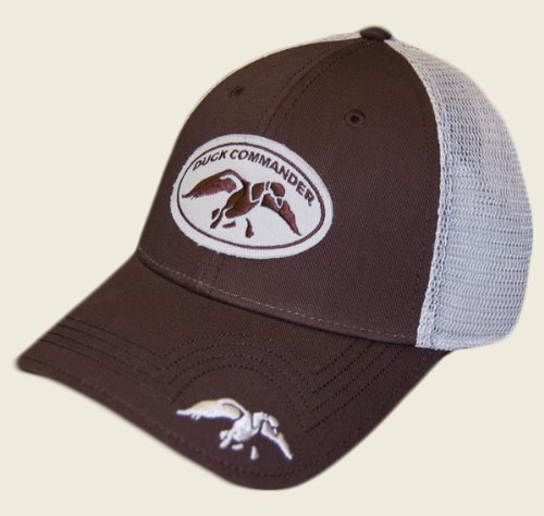Buy Discount Duck Commander Brown Mesh Fitted Ball Cap