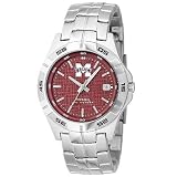 Fossil Men’s LI2955 NCAA Mississippi State Bulldogs Round Dial Watch