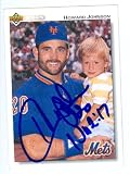 Howard Johnson Autographed/Hand Signed baseball card New York Mets 1992 Upper Deck baseball card #68