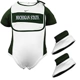 Nike Michigan State Spartans Infant Bib & Booties Set