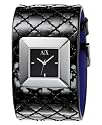 A|X Armani Exchange Women's Black Leather Strap Watch AX3039