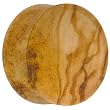 35mm Organic Olive Wood Concave Plug
