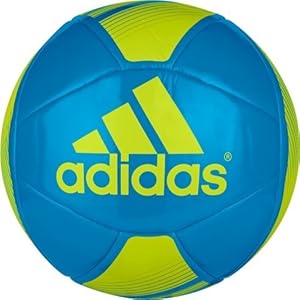 adidas Performance EPP Glider Soccer Ball, Solar Blue/Semi Solar Yellow, Size 5