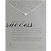 DOGEARED- Silver Pearls of Success Necklace with White Pearl