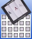Boxed 3 pc. Initial Cotton Handkerchiefs