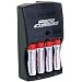 DigiPower DPS-3000+ 3-Hour AA/AAA Rechargeable Battery Kit with 4 AA 2700 mAh Batteries and Car Charger