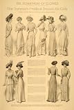 1909 Print Dress Girl Ralston Linen Cotton Clothes - Original Halftone Print