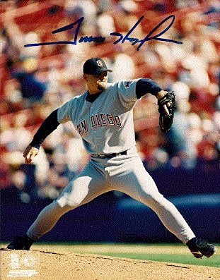 Autographed/Hand Signed Trevor Hoffman Sd Padres 8x10 Photo