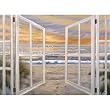 Elongated Window On Canvas by Joval 48" x 36"
