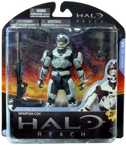 McFarlane Toys Halo Reach Series 2 - Spartan CQC Custom (Male) Action Figure White/White