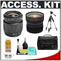 Tamron 28-80mm f/3.5-5.6 Lens with 0.25x Fisheye Lens Kit for Canon EOS 5D, 50D, 40D, 30D, XT, XTi, XSi, XS & T1i Digital SLR Cameras