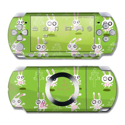 PSP2000用デコレーションスキンシール【Rabbits】