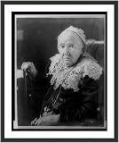 Historic Print (S): [Julia Ward Howe, half-length portrait, seated, facing left]