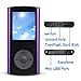 G.G.Martinsen Versatile MP3/MP4 Player with a Memory Card, Support Photo Viewer, Mini USB Port 1.8 LCD, Digital MP3 Player, MP4 Player, Video/Media/Music Player (Lightpurple)