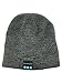 Snow Hat Bluetooth Hat Wireless Bluetooth Headphone Headset Earphone Music Audio Mic Hands-free Call,Christmas Gifts with free Touchscreen Gloves for iPhone(Gray)
