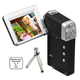 SVP HDDV-1500-Bk 11MP Max 2.4-inch LCD Digital Video Camcorder with Face detection & Image Stabilization + FREE Tripod