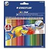 Staedtler 144 10NC24 - Noris Club aquarell Farbstift, 24 St�ck Etui