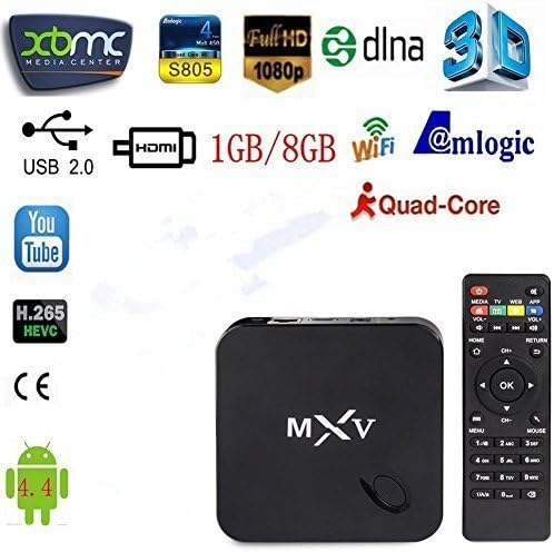 Flylion® Amlogic S805 Quad Core Xbmc Android TV BOX 4.4 Game- Box Smart 1080p HDMI Tv Streaming Box Kodi Xbmc 1gb/8gb