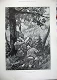 1896 ROE DEER SHOOTING AUSTRIA SPORT JAMES THEATRE LIKE
